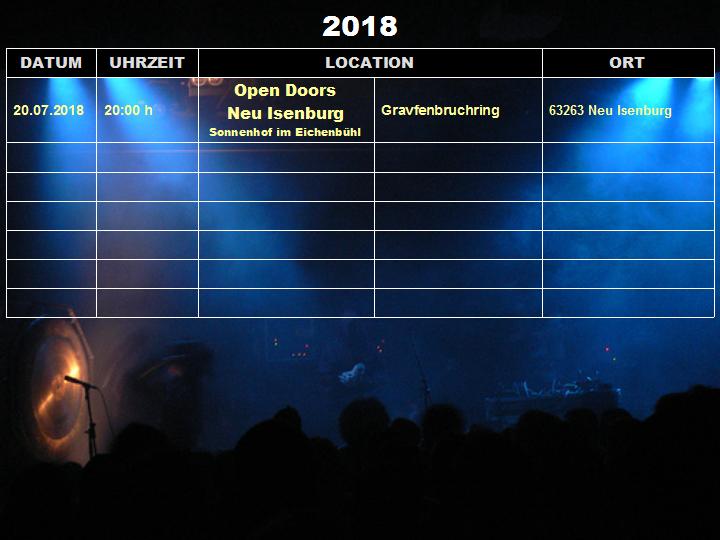 RL Tourdates 2018 (Stand 07-17-2018)